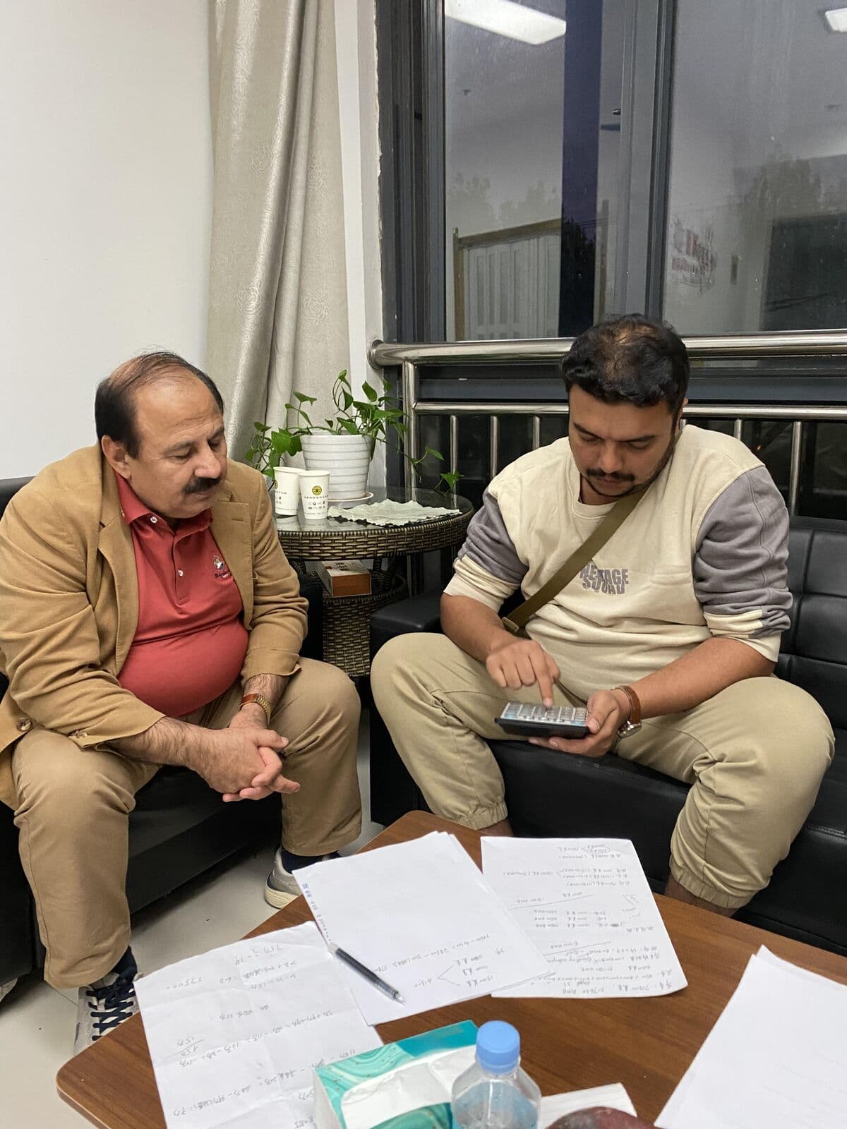 Business meeting with international clients